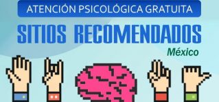 atención psicológica gratuita - Poster sitios recomendados México