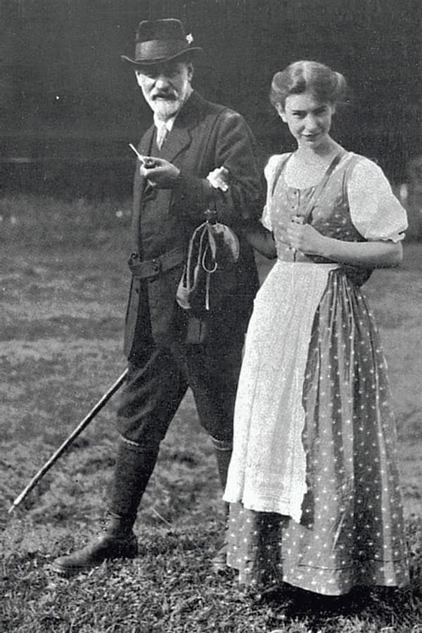 Sigmund y Ana Freud