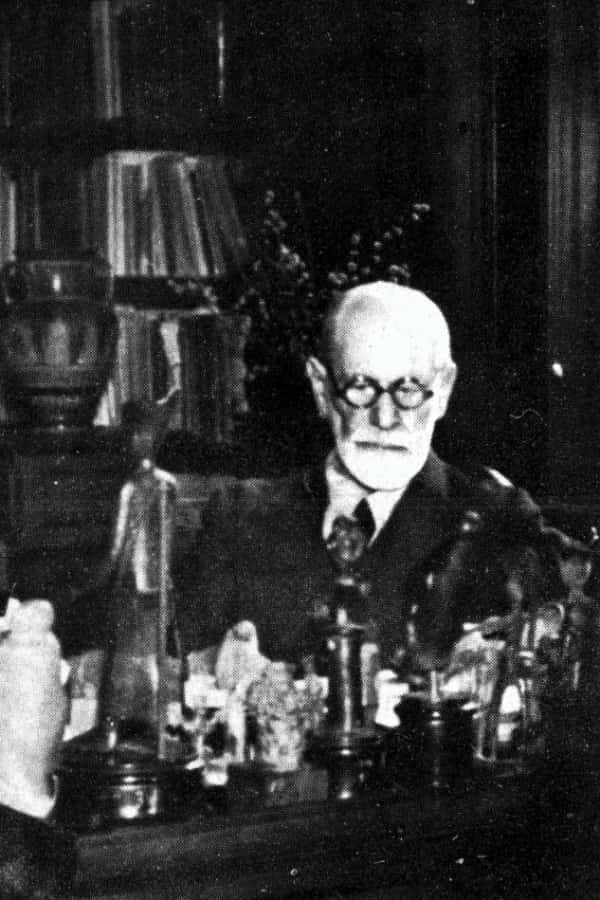 Freud estudiando