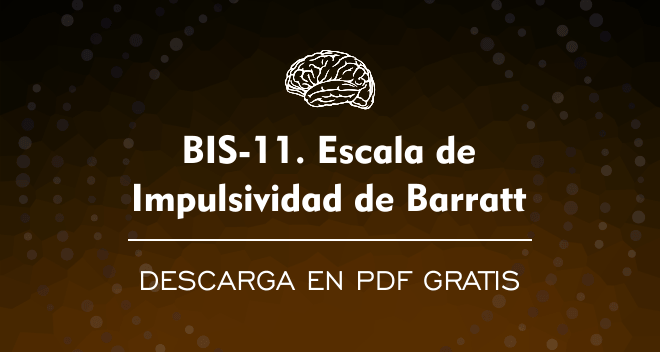 Escala de Impulsividad de Barratt (BIS-11) PDF