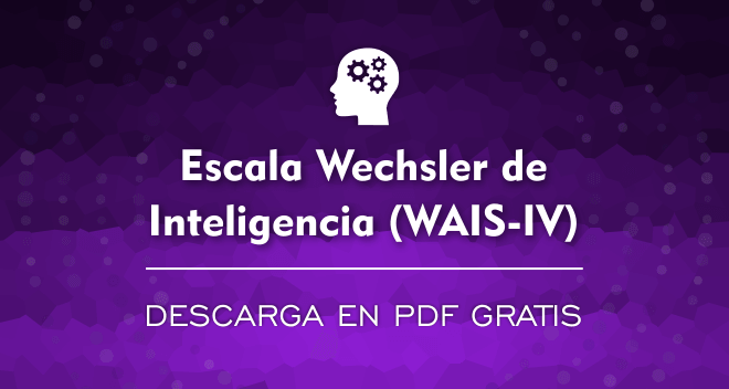 Escala Wechsler de Inteligencia (WAIS-IV) PDF