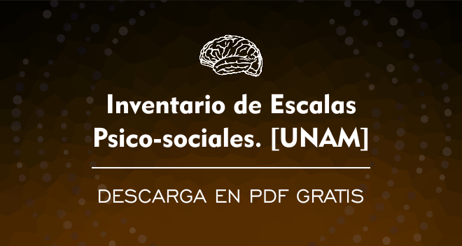 Escalas y Test Psicosociales (UNAM) PDF
