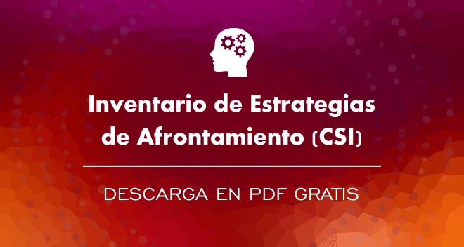 Inventario de Estrategias de Afrontamiento (CSI) PDF