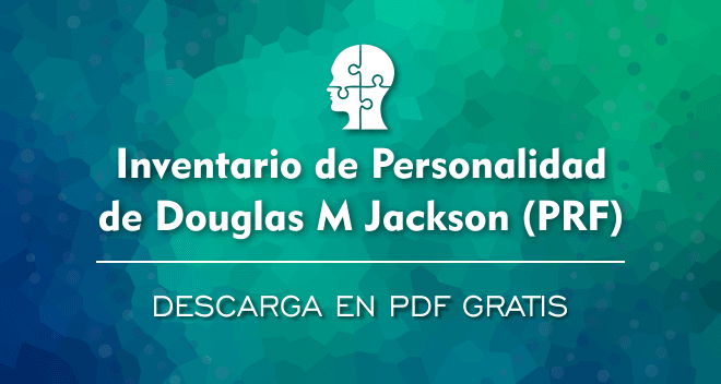 Inventario de Personalidad de Jackson (PRF) PDF