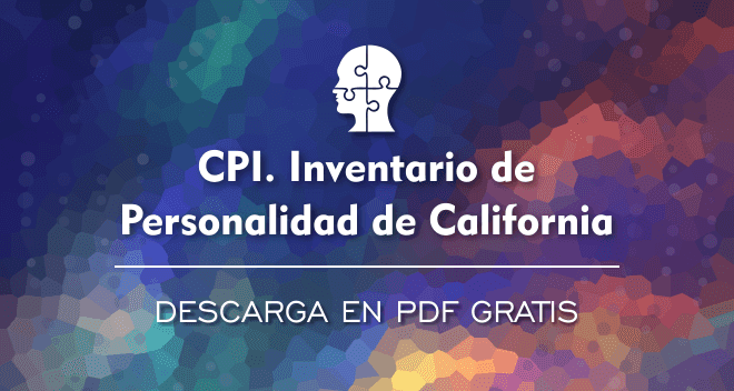 Inventario de Personalidad de California (CPI) PDF
