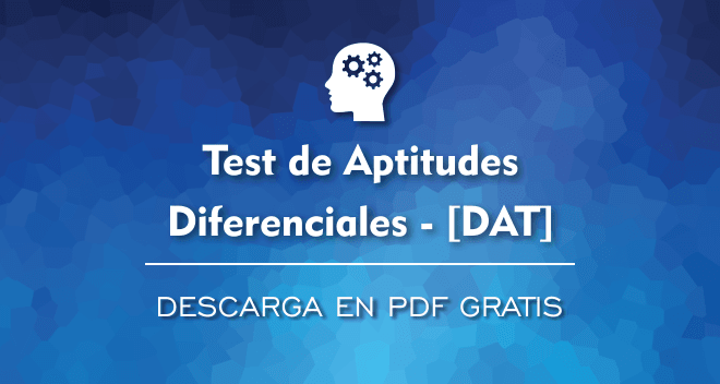 Test de Aptitudes Diferenciales (DAT) PDF