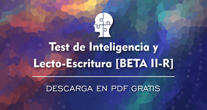 Test de Inteligencia y Lecto-Escritura BETA II-R PDF