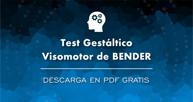 Test Gestáltico Visomotor de Bender PDF