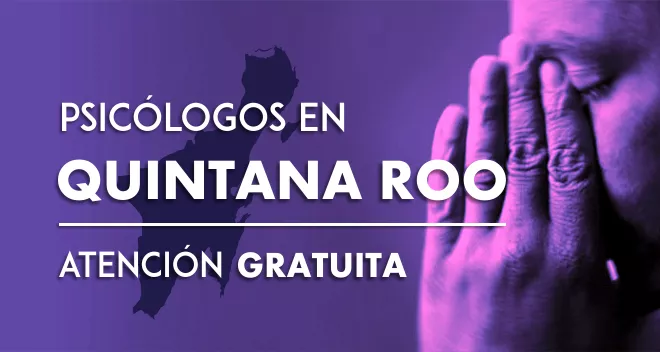 Mapa y centros de ayuda psicológica gratis en Quintana Roo
