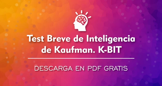 K-BIT test de inteligencia en PDF