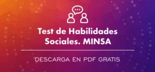 Test de Habilidades Sociales. MINSA en PDF