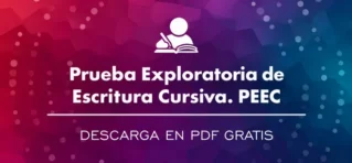 Prueba Exploratoria de Escritura Cursiva en PDF (PEEC)