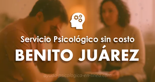terapia psicológica gratuita en Benito Juárez