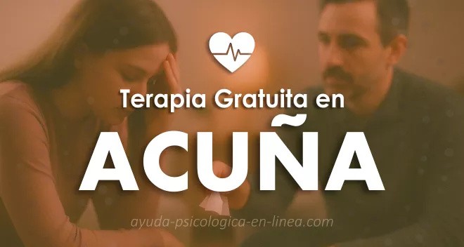 terapia psicológica gratuita en Acuña