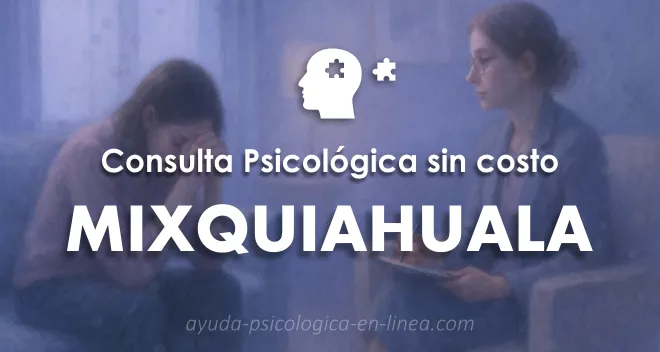 terapia psicológica gratuita en Mixquiahuala