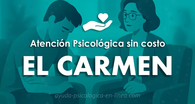 terapia psicológica gratis en El Carmen