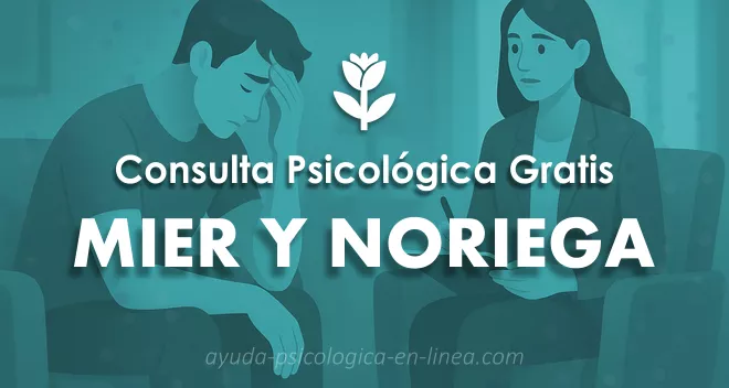 consulta psicológica gratis en Mier y Noriega