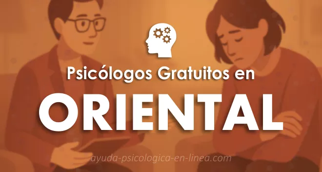 consulta psicológica gratis en Oriental