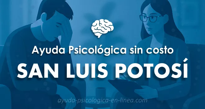 atención psicológica gratuita en San Luis Potosí