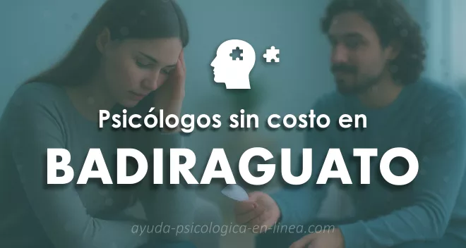 terapia psicológica gratis en Badiraguato