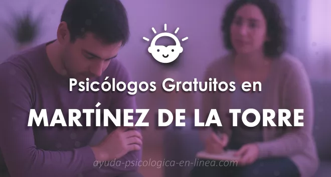terapia psicológica gratis en Martínez de la Torre